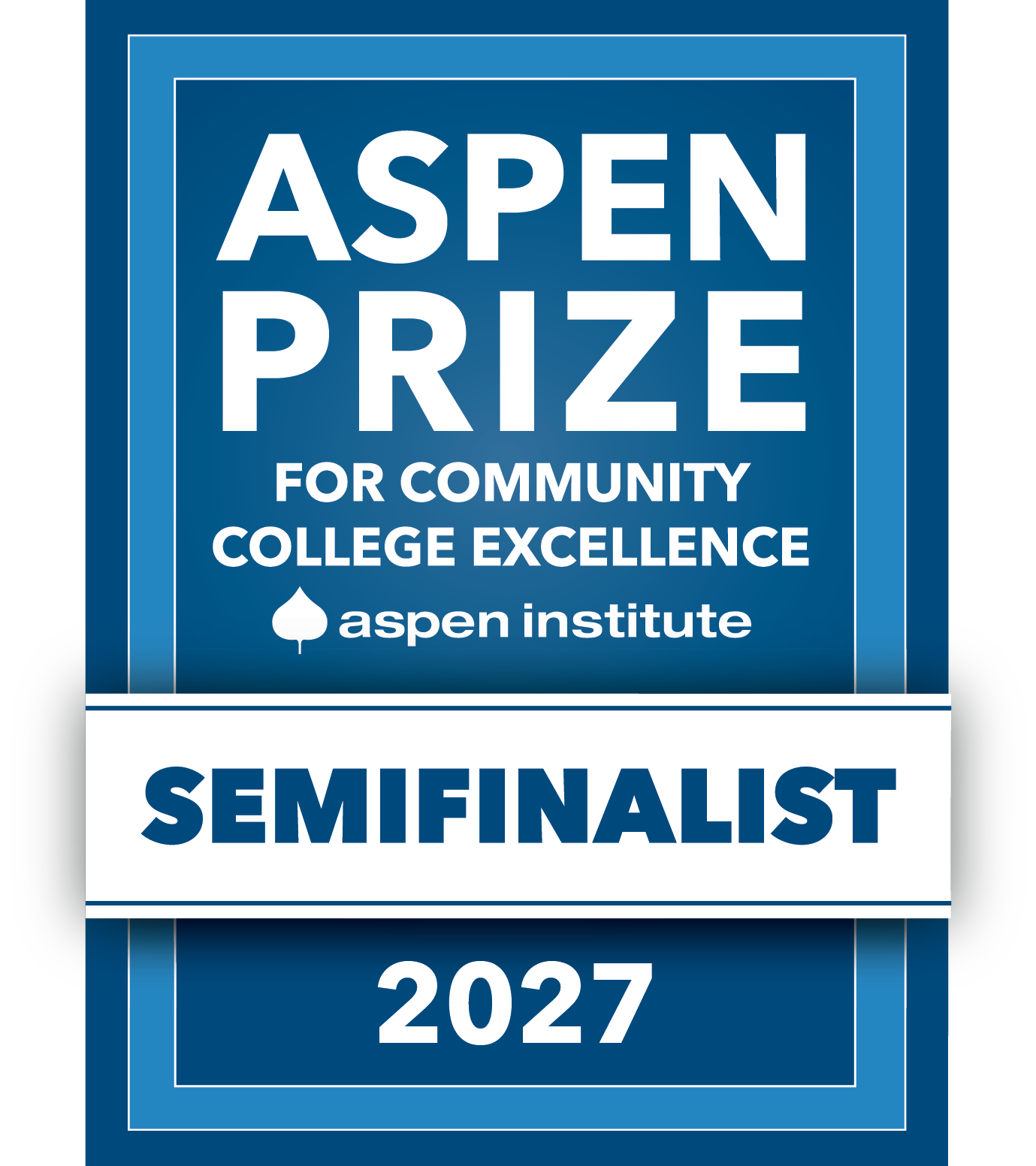 Aspen Prize Semifinalist 2027 Badge