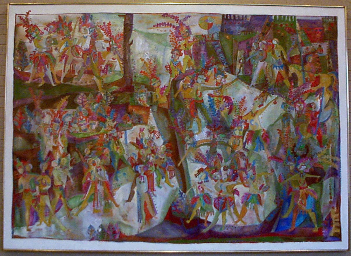 Indian Village Painting