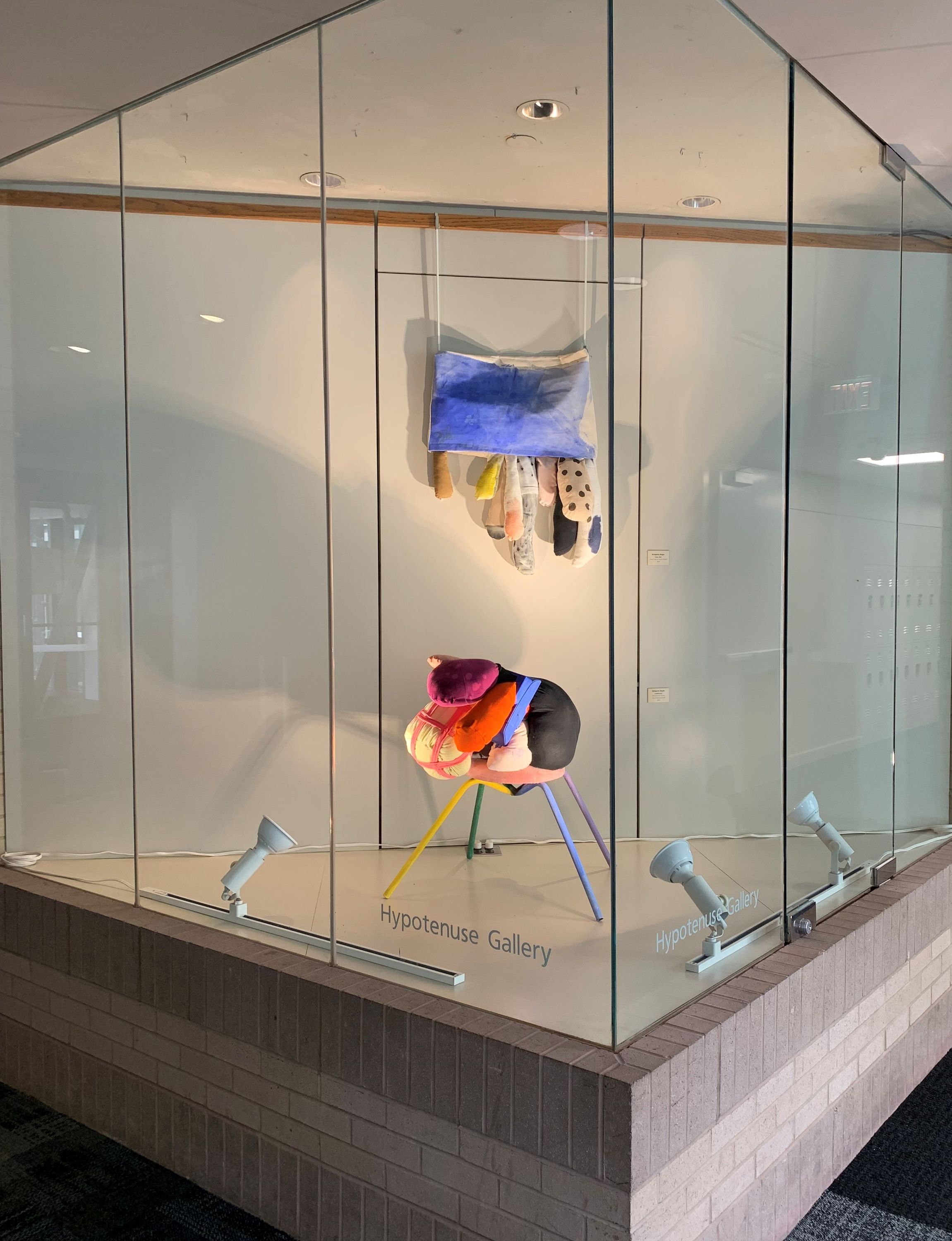 Hypotenuse Gallery with Work by Bridgette Bogle
