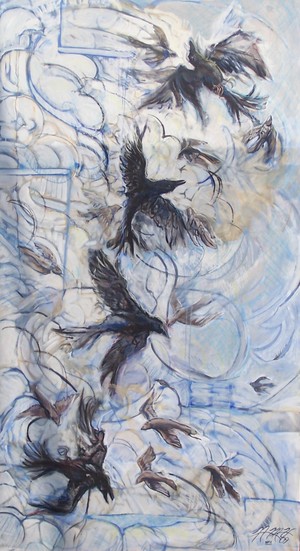 This art piece is named ‘Birds'