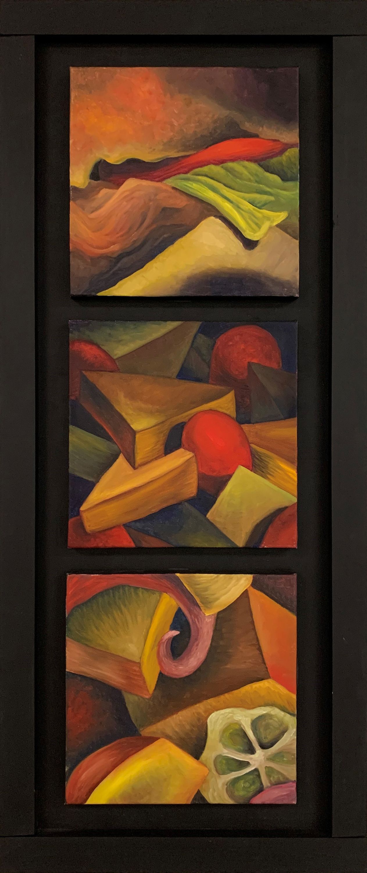 This art piece is named ‘Cubic Hunger'