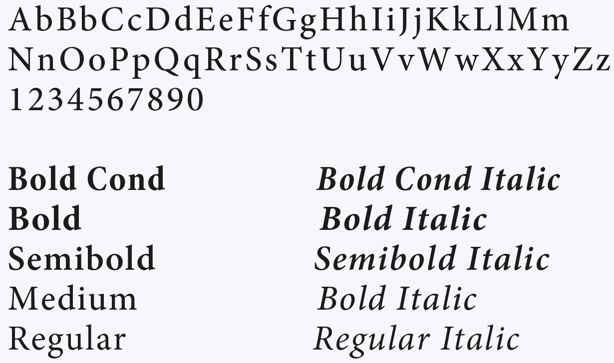 minion pro font