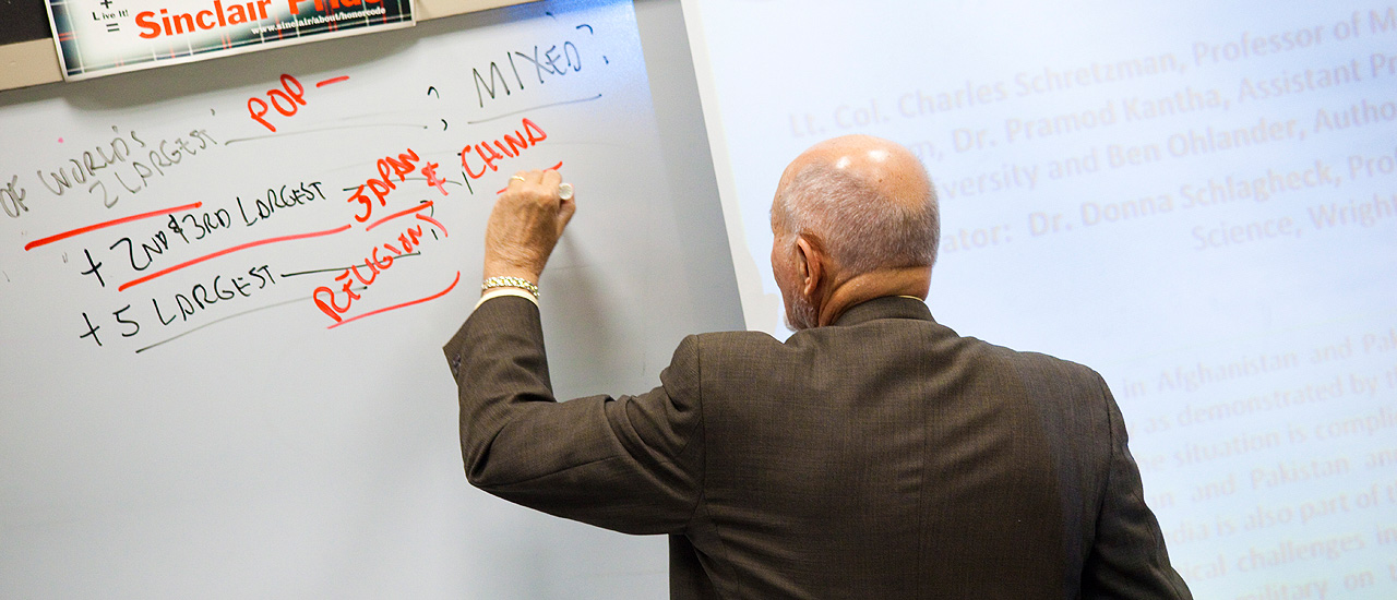Political Science Professor Teaching