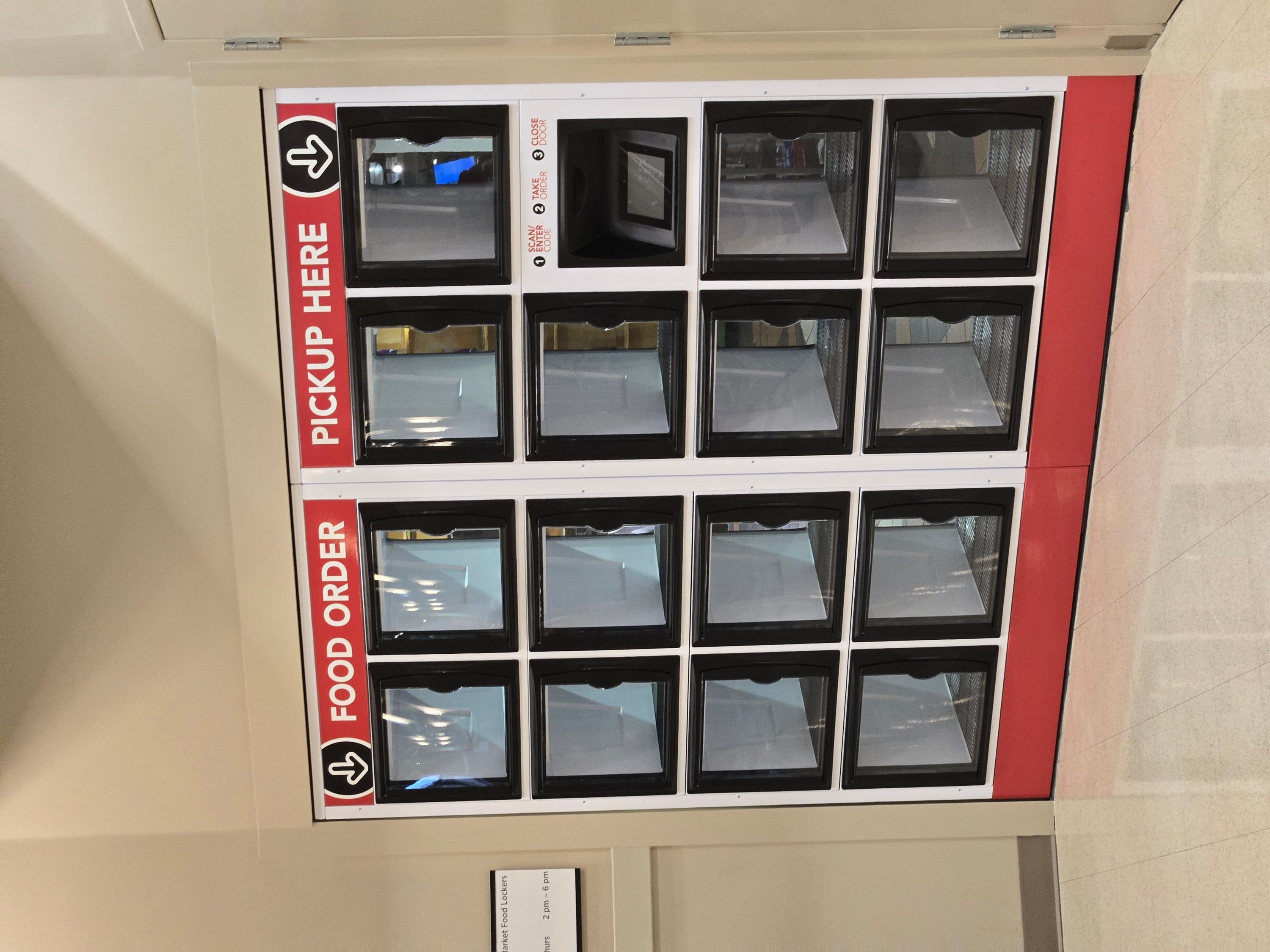 Tartan Marketplace Food Lockers