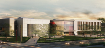 Health Sciences Center building rendering