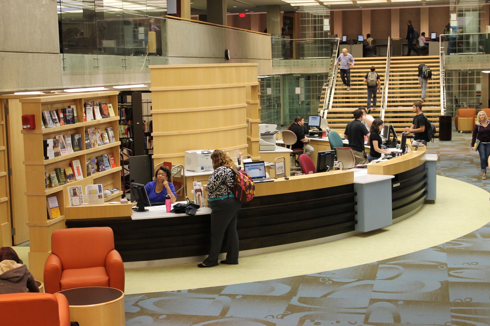 Library reference desk