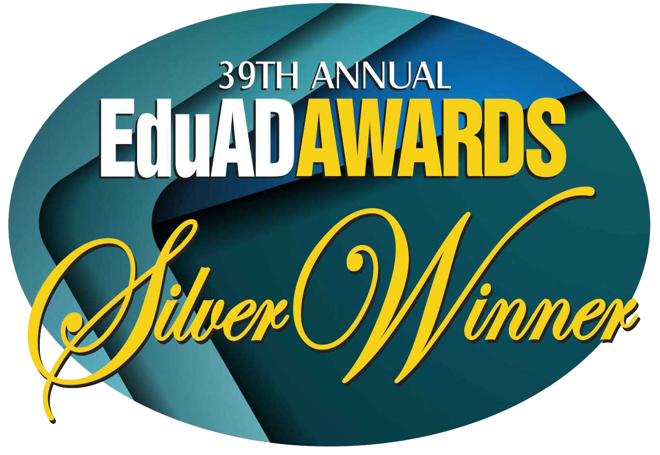 39th Annual EDU Ad Awards Silver Winners Badge