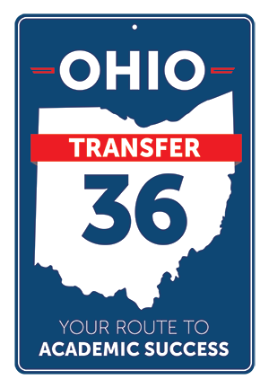 Logo of OHIO TRANSFER 36, your Route to Success